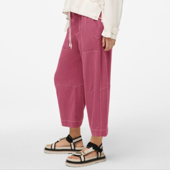 ZARA SRPLS LOOSE FIT ROSE COLOR TROUSER PANT - Picture 1 of 10